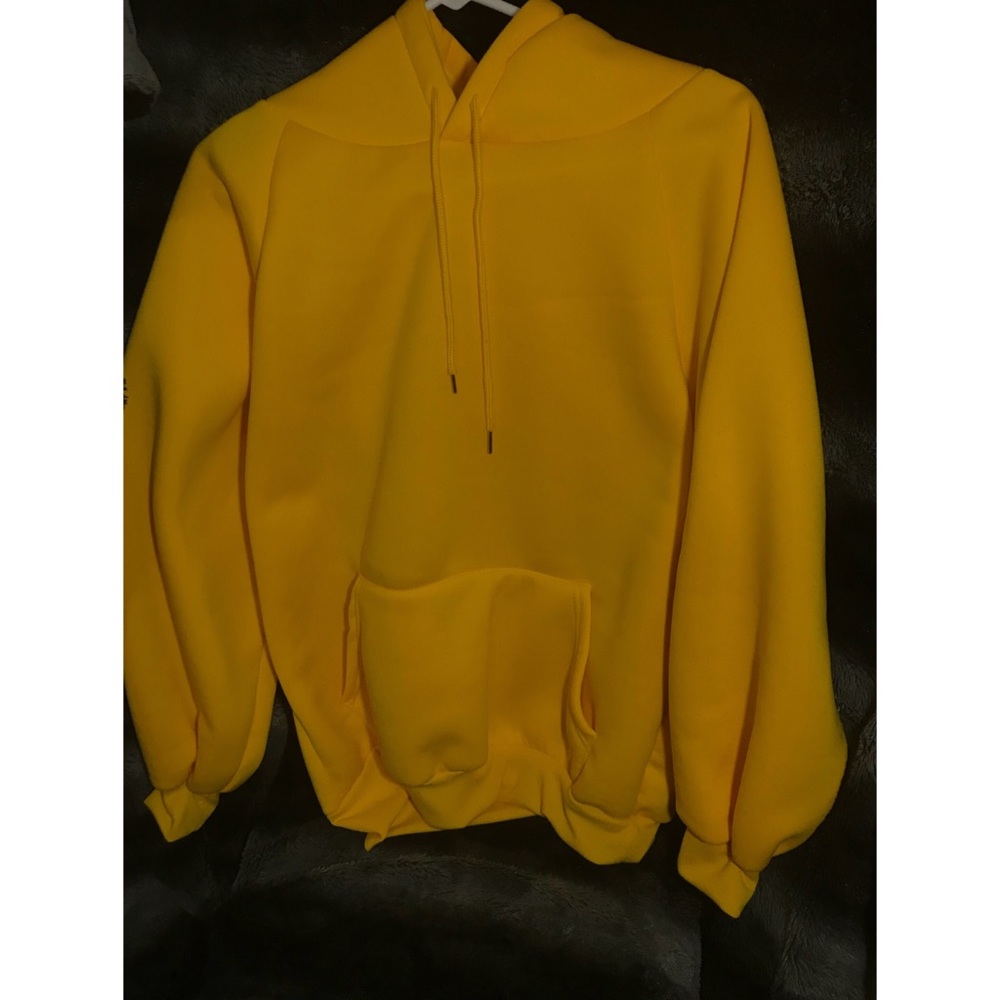Yellow Oversized Hoodie